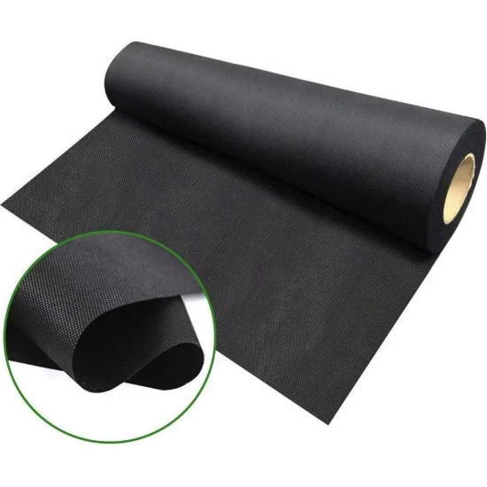 100% 純粋な PP 素材 70g/m² 農業用黒色防水通気性不織布